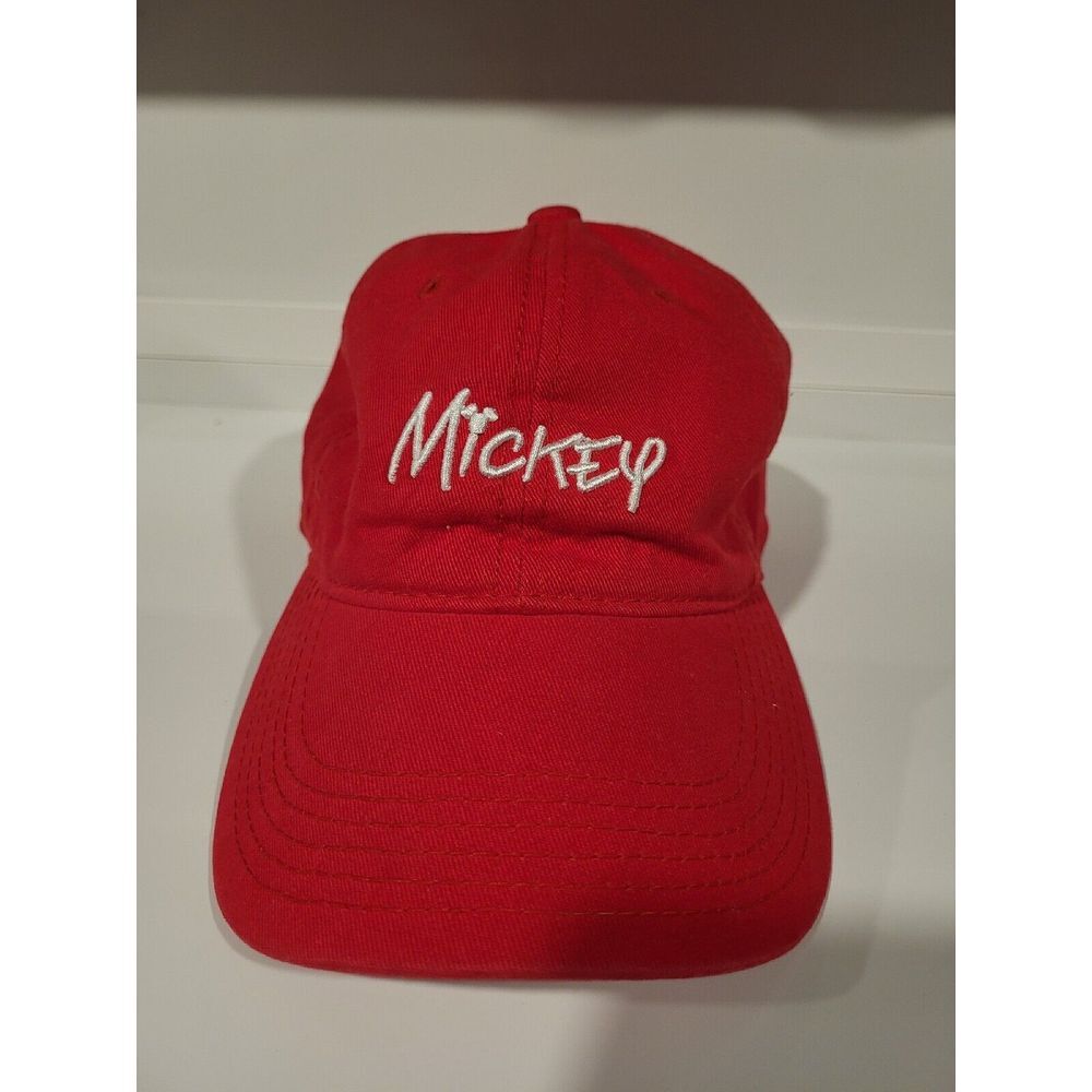 Disney Mickey Cap Hat RED One Size